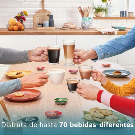 Bosch - Cafetera Tassimo Finesse Friendly, IntensityBoost, INTELLIBREW™, Rojo intenso, TAS163E