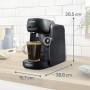 Bosch - Cafetera Tassimo Finesse Friendly, IntensityBoost, INTELLIBREW™, Rojo intenso, TAS163E