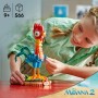 LEGO | Disney Vaiana 2 Heihei Juguete de Construcción - Figura Articulada de Animal con Cabeza Giratoria, Alas Móviles y Plumas