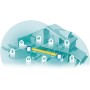 TP-Link Deco X60(3-Pack) V3.20- Sistema Wi-Fi 6 Mesh AI AX5400,Cobertura WiFi de 650 m2, 2xPuerto Gigabit, Fácil Instalación,