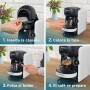 Bosch - Cafetera Tassimo Finesse Friendly, IntensityBoost, INTELLIBREW™, Rojo intenso, TAS163E