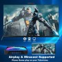GREVA Android TV Box 11.0, 4K Android Box with Amlogic S905W2 CPU 4GB RAM 32GB ROM Dual-Band 2.4/5.8Ghz 10/100M Ethernet Support