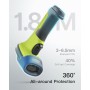 Inateck Lector de códigos de Barras Escáner Láser Inalámbrico 2.4GHz, Alcance 35 m, Automático, Rápido y Preciso, Duración en