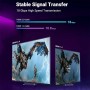 GREVA Android TV Box 11.0, 4K Android Box with Amlogic S905W2 CPU 4GB RAM 32GB ROM Dual-Band 2.4/5.8Ghz 10/100M Ethernet Support
