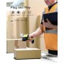 Inateck Lector de códigos de Barras Escáner Láser Inalámbrico 2.4GHz, Alcance 35 m, Automático, Rápido y Preciso, Duración en