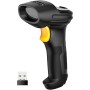 Inateck Lector de códigos de Barras Escáner Láser Inalámbrico 2.4GHz, Alcance 35 m, Automático, Rápido y Preciso, Duración en