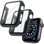 OFFCUP Transparente Fundas Apple Watch Series 3/Series 2 38mm, 2pcs Apple Watch Protector de Pantalla, HD Protección Completa