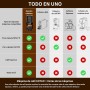 KOTLIE Expreso 4 en 1 Cafetera de Capsulas 19 Bar Alta Presión Apagado Automático Depósito Cafetera de espresso/Cafetera