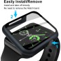 OFFCUP Transparente Fundas Apple Watch Series 3/Series 2 38mm, 2pcs Apple Watch Protector de Pantalla, HD Protección Completa