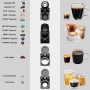 KOTLIE Expreso 4 en 1 Cafetera de Capsulas 19 Bar Alta Presión Apagado Automático Depósito Cafetera de espresso/Cafetera