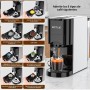 KOTLIE Expreso 4 en 1 Cafetera de Capsulas 19 Bar Alta Presión Apagado Automático Depósito Cafetera de espresso/Cafetera