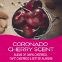 California Scents Ambientador de coche en Lata Premium - 4 Pack (Hasta 60 Días)- Fragancia Duradera de Cereza - Control de