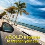 California Scents Ambientador de coche en Lata Premium - 4 Pack (Hasta 60 Días)- Fragancia Duradera de Cereza - Control de