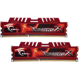 G.Skill - F3-12800CL10D-16GBXL - RipJawSX de 16 GB - memoria RAM (kit de 2 x 8 GB, DDR3-1600 MHz, PC3 12800, CL 10), rojo