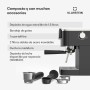 KLARSTEIN SteelPresso Touch Slim Cafetera exprés – 20 Bares, 1350W, Depósito 1,2L, Boquilla de Vapor, Pantalla Táctil, Acero