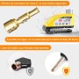REAPP Candado Moto Disco con Alarma 110 DB, Antirrobo Moto Freno 7mm con Accesorios 1.5m Cable Recordatorio y Candado Bolsa,