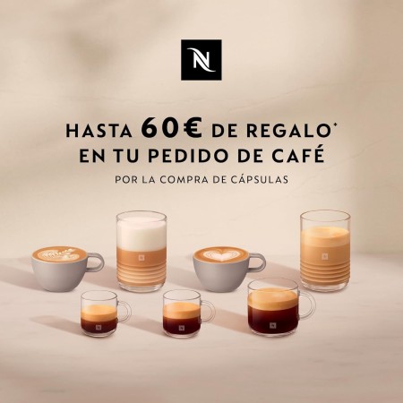 Nespresso Intenso Krups Essenza Mini XN1108 - Cafetera de cápsulas 19 bares, 2 programas de café, tamaño ultracompacto y función