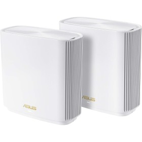 ASUS ZenWifi XT8 - Sistema Wi-Fi 6 Mesh Tri-Banda AX6600, Pack de 2 (Cobertura de más 510m2, AiProtection TrendMicro, 1 puerto