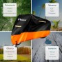 Maizjok Funda Moto Impermeable, Cubierta Moto Exterior Interior 210D Poliéster Capa Protector Lluvia y UV para Cubre Scooter
