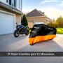 Maizjok Funda Moto Impermeable, Cubierta Moto Exterior Interior 210D Poliéster Capa Protector Lluvia y UV para Cubre Scooter