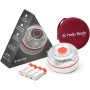 help flash IoT Luz de Emergencia V16 con Geolocalización + Funda de Neopreno Roja, Exigible a Partir de 2026, Baliza Conectada