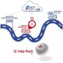 help flash IoT Luz de Emergencia V16 con Geolocalización + Funda de Neopreno Roja, Exigible a Partir de 2026, Baliza Conectada