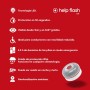help flash IoT Luz de Emergencia V16 con Geolocalización + Funda de Neopreno Roja, Exigible a Partir de 2026, Baliza Conectada