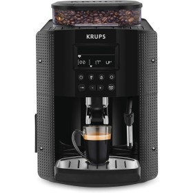 Krups Máquina de café Essential, molinillo de granos, cafetera espresso, pantalla LCD, limpieza automática, boquilla de vapor