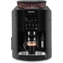 Krups Máquina de café Essential, molinillo de granos, cafetera espresso, pantalla LCD, limpieza automática, boquilla de vapor