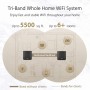 ASUS ZenWifi XT8 - Sistema Wi-Fi 6 Mesh Tri-Banda AX6600, Pack de 2 (Cobertura de más 510m2, AiProtection TrendMicro, 1 puerto