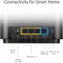 ASUS ZenWifi XT8 - Sistema Wi-Fi 6 Mesh Tri-Banda AX6600, Pack de 2 (Cobertura de más 510m2, AiProtection TrendMicro, 1 puerto