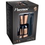 Bestron Cafetera con Jarra Termo, 8 Tazas, 900 W, Acero Inoxidable en Color Cobre