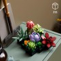 LEGO Botanical Suculentas Maqueta de 9 Plantas Artificiales para Construir, Decoración para Casa, Manualidades para Adultos, Kit