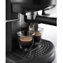 De'longhi EC201.CD.B - Cafetera de bomba tradicional (15 bar de presión, 2 tazas, café molido o filtros monodosis) negro