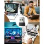 Adaptador WiFi USB 3.0, AC900 Dongle WiFi 6 de Tres Bandas 5GHz/2.4GHz con Antena de Alta Ganancia, Compatible con Windows