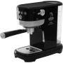 Cafetera Espresso Gala Slender 1350W – 20 Bares de Presión, Depósito 1.3L, Café Molido y Monodosis, Boquilla Vaporizadora,