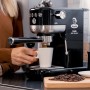 Cafetera Espresso Gala Slender 1350W – 20 Bares de Presión, Depósito 1.3L, Café Molido y Monodosis, Boquilla Vaporizadora,
