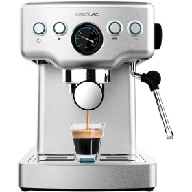Cecotec Cafetera Express Barista Power Espresso 20 Barista Mini. 1465 W, 20 Bares, Manometro y ThermoblocK, Vaporizador