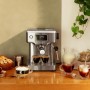 Cecotec Cafetera Express Barista Power Espresso 20 Barista Mini. 1465 W, 20 Bares, Manometro y ThermoblocK, Vaporizador
