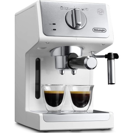 DeLonghi Active Line ECP33.21.W - Cafetera (Independiente, combinada, 1,1 L, De café molido, 1100 W, Blanco)