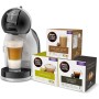 NESCAFÉ DOLCE GUSTO Mini Me Máquina de Café de Cápsulas para Café Espresso con 3 packs de café, EDG155.BG, 0,8 L, Color Negro,