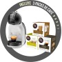 NESCAFÉ DOLCE GUSTO Mini Me Máquina de Café de Cápsulas para Café Espresso con 3 packs de café, EDG155.BG, 0,8 L, Color Negro,