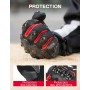 KEMIMOTO Guantes Moto Verano, Resistencia al Impacto, Deportivos Protectores y Transpirables Hombres y Mujeres, Palma