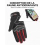 KEMIMOTO Guantes Moto Verano, Resistencia al Impacto, Deportivos Protectores y Transpirables Hombres y Mujeres, Palma