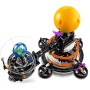 LEGO Technic Planeta Tierra y Luna en Órbita Juguete de Astronomía y Sistema Solar, Regalo del Espacio para Niños y Niñas de 10