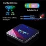 H96 Android 11.0 TV Box, 4GB RAM 64GB ROM Quad-Core 64bit, Soporte 2.4G/5G WiFi Ultra HD 4K H.265/H.264 USB3.0/USB2.0/Bluetooth
