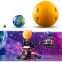 LEGO Technic Planeta Tierra y Luna en Órbita Juguete de Astronomía y Sistema Solar, Regalo del Espacio para Niños y Niñas de 10