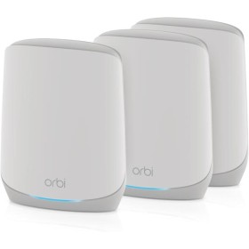 NETGEAR Orbi Sistema Mesh WiFi 6 RBK763S - Router Mesh y 2 extensores - Cobertura hasta 525 m2 - Mejora la velocidad WiFi hasta