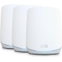 NETGEAR Orbi Sistema Mesh WiFi 6 RBK763S - Router Mesh y 2 extensores - Cobertura hasta 525 m2 - Mejora la velocidad WiFi hasta