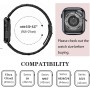 BolYel Compatible con Correa Apple Watch 49mm 46mm 45mm 44mm 42mm(Series 1 2 3) Metal de Acero Inoxidable Correas para Apple